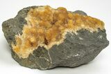 Intense Orange Calcite Crystal Cluster - Poland #208107-2